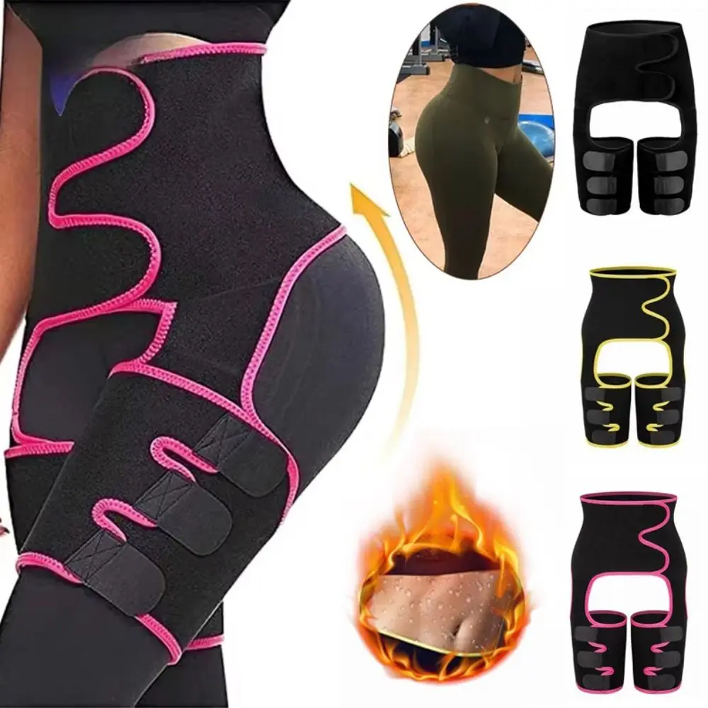 

3 In 1 Tummy Control Shapewear Adjustable Hip-Lifting Fat Burning Compress Belt Breathable Tummy Control
