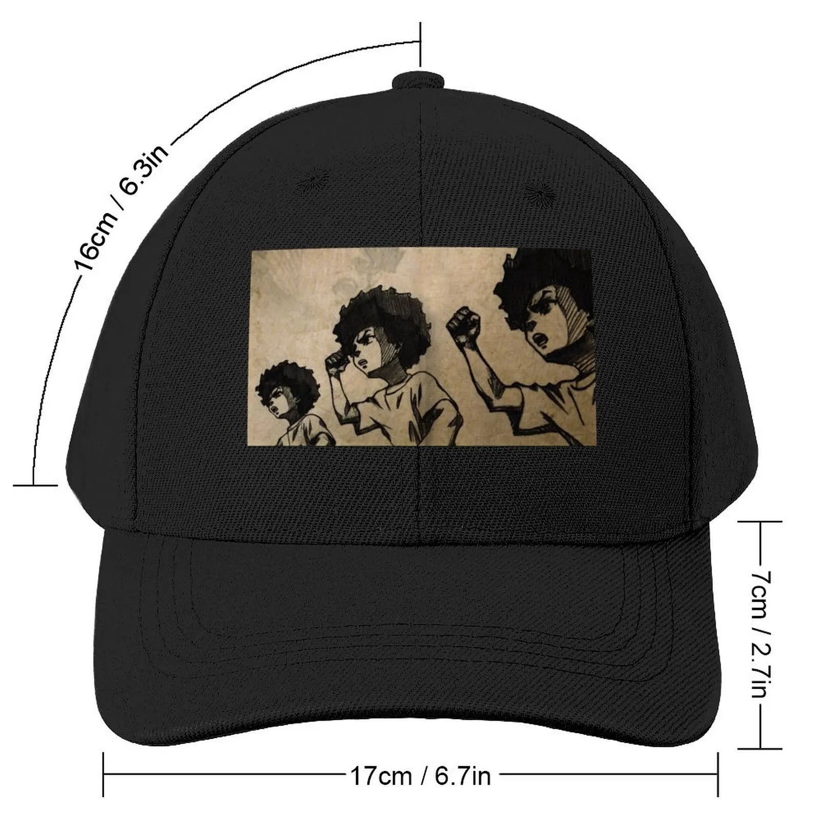 The Boondocks Huey Freeman Baseball Cap New Hat Horse Hat Sunscreen Designer Man Women's