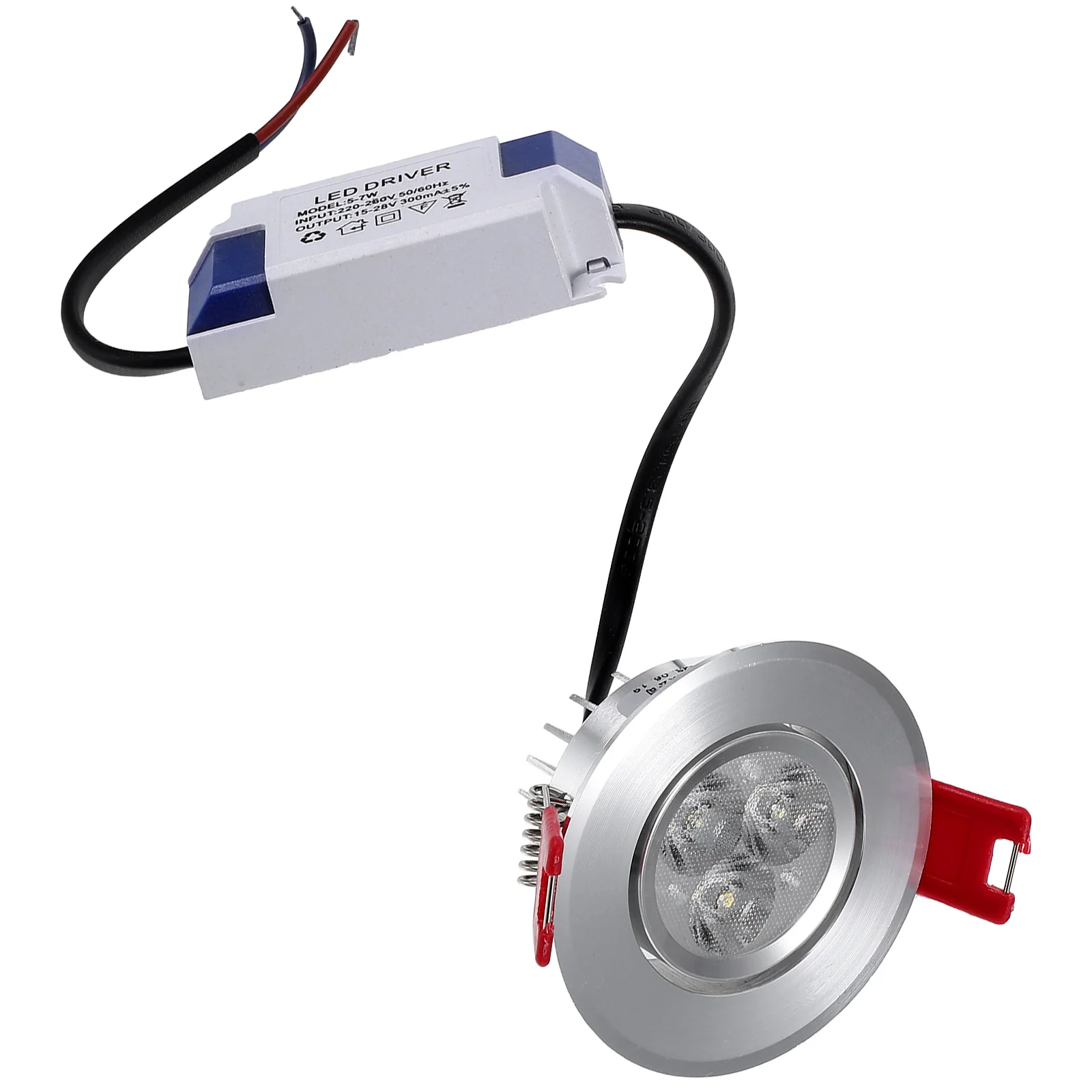 

3W 3 Led Recessed Ceiling Downlight Spotlight Adjustable For Home Office Store Lighting Durable Ceiling Light Super Bright