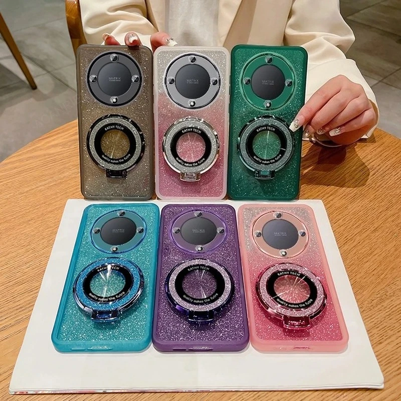 حافظة لهاتف Honor Magic 8 Pro 7 6 5 Lite X9 X8 X7 X6 a/b/c حامل مغناطيسي غطاء كاميرا مضاد للسقوط