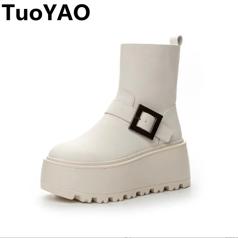 

Женские ботильоны из натуральной кожи с микрофиброй, 8 см