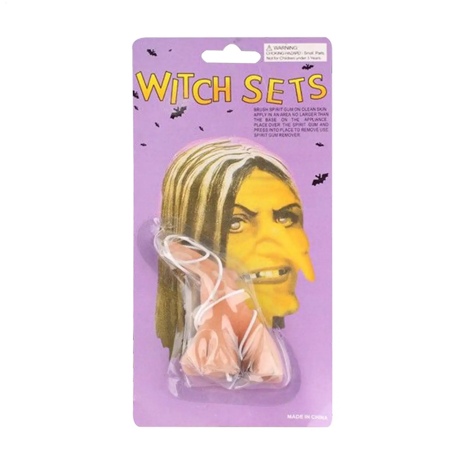 Halloween engraçado vestir-se bruxa aquiline nariz palco mostrar cosplay bruxa prop festival carnaval máscara de nariz longo traje adereços