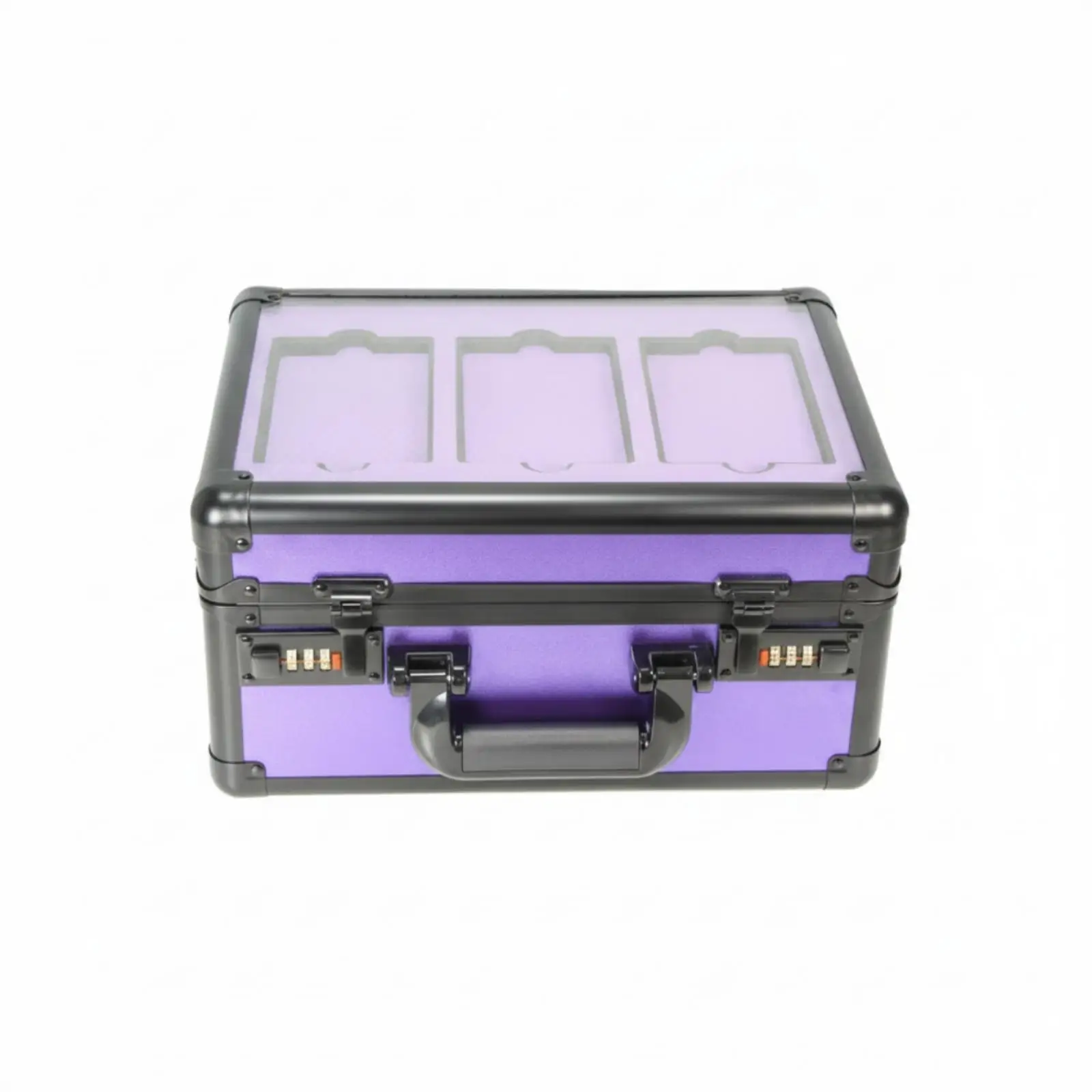 Graded Card Case with Handle Double-Layer for Tournaments, Collectors
