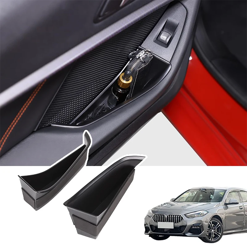 

For BMW 1 2 Series F40 F44 2020-2024 ABS Car Door Storage Box Armrest Phone Container Door Organizer Pocket Tray Insert Pallet
