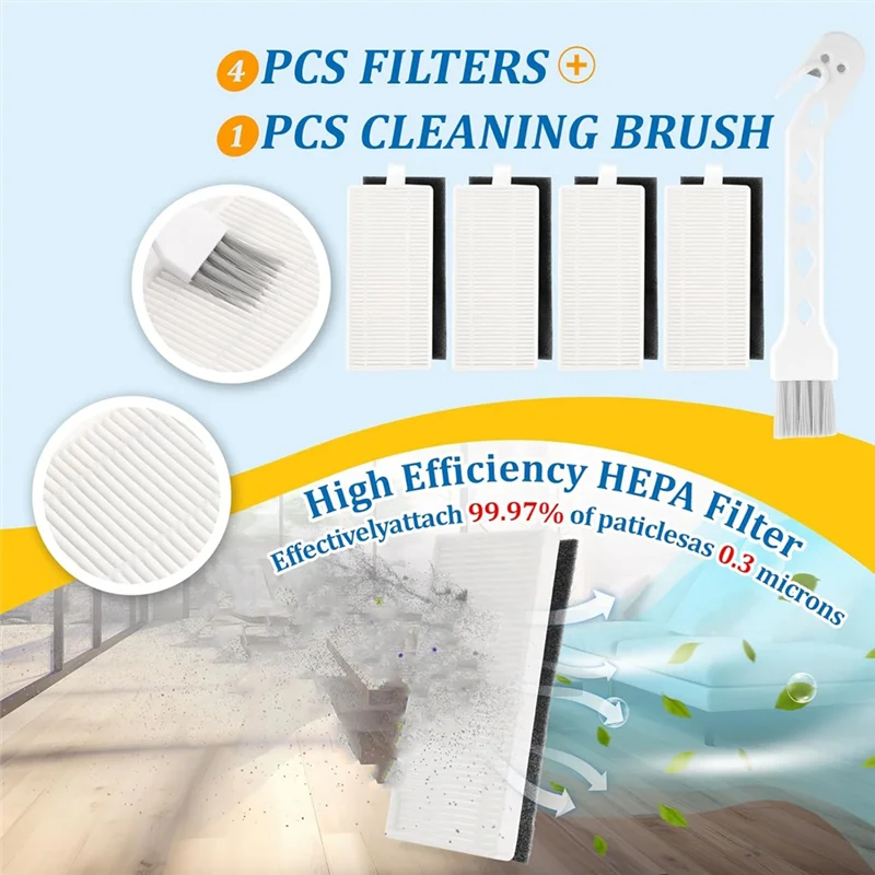 A83X-para Airrobo P20/P30 repuestos de aspiradora juego de accesorios piezas de repuesto