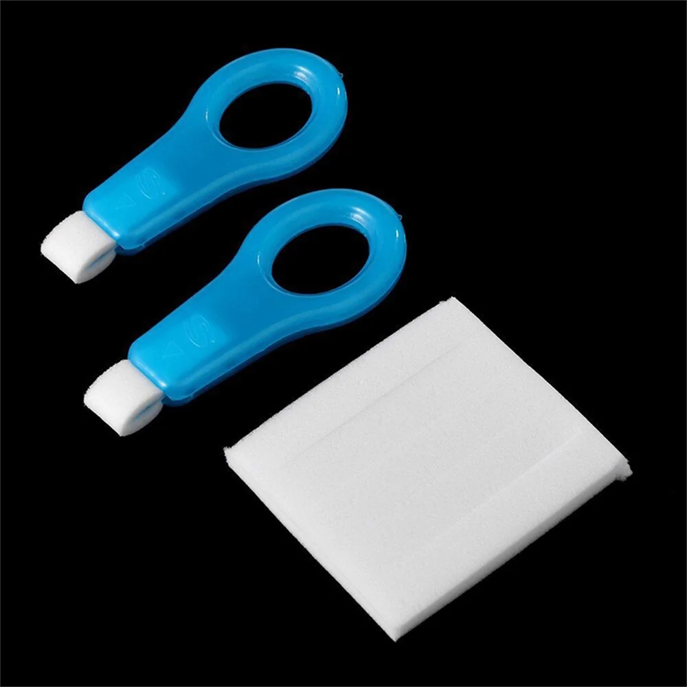 2pcs White Tooth Wipe Tooth Cleaning Strips Oral Care Tartar Remover Nano Teeth Cleaner  Dental Dentist Cleaning Tool