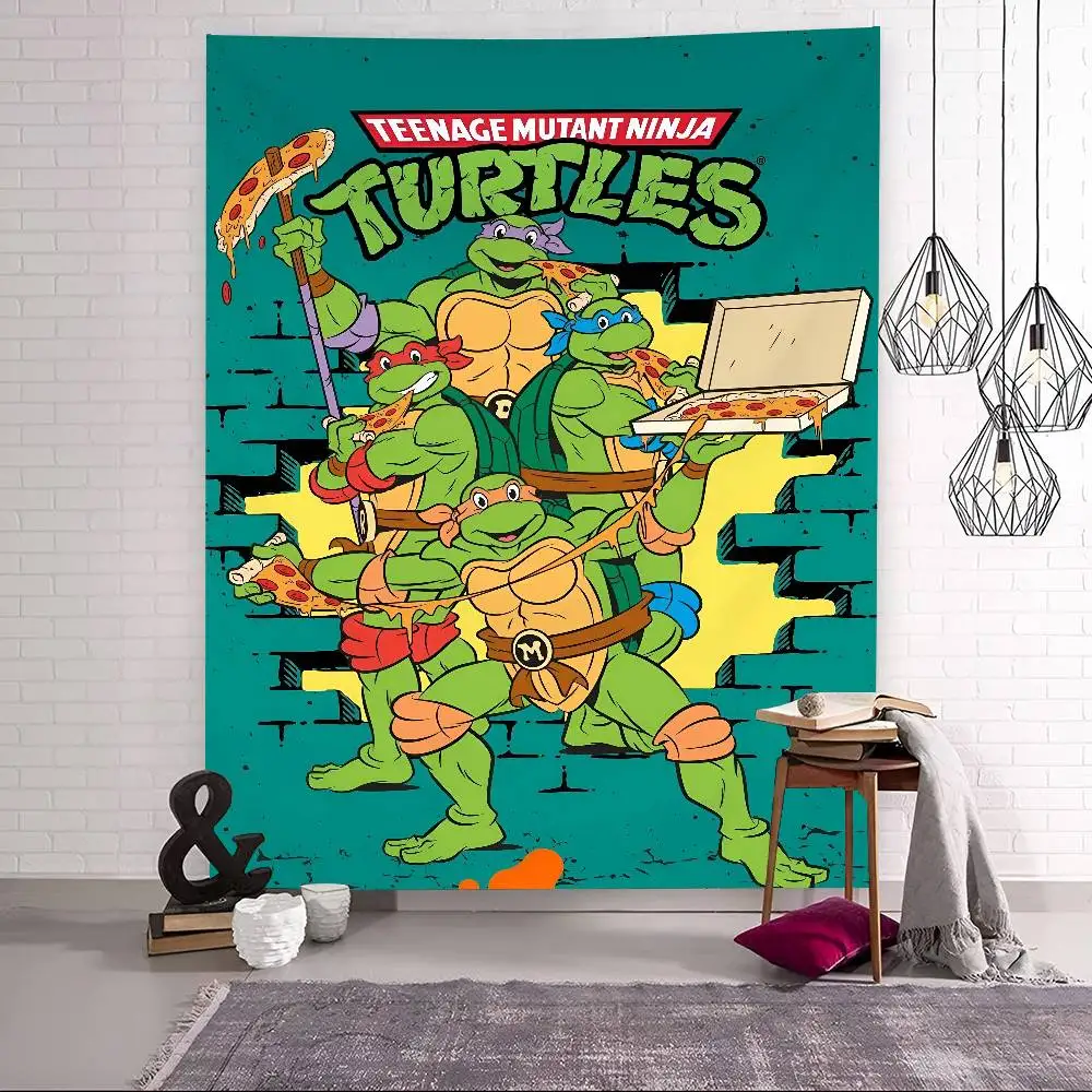 T-Teenage M-Mutant Ninja Turtles Tapestry for Living Room Home Dorm Decor Japanese Tapestry