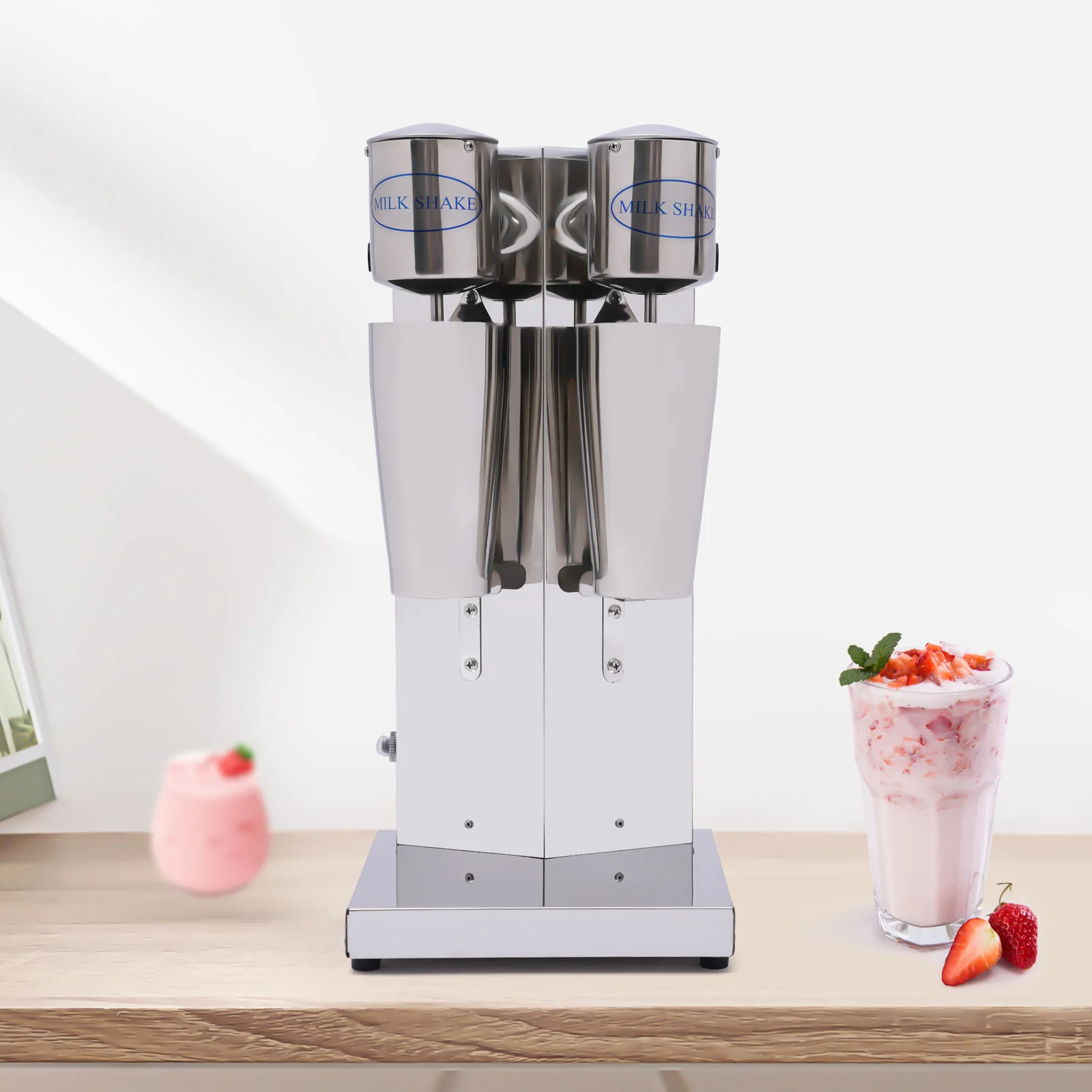 Imagem -04 - Milk Tea Shaker Milk Tea Shaking Machine Auto Tea Making Machine Boba Milk Tea Double Frame 16000rpm Aço Inoxidável