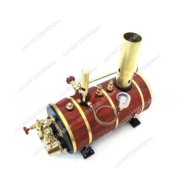 High-efficiency Steam Engine Boiler, Retro Model Marine Boiler Model, Diameter: 105mm, Full Water Capacity: 850ml