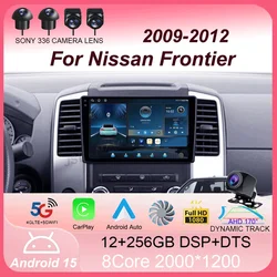 Car Radio Android 15 Carplay For Nissan Frontier 2009-2012 For Nissan Xterra 2 N50 2008-2015 Multimedia Player Navigation Stereo