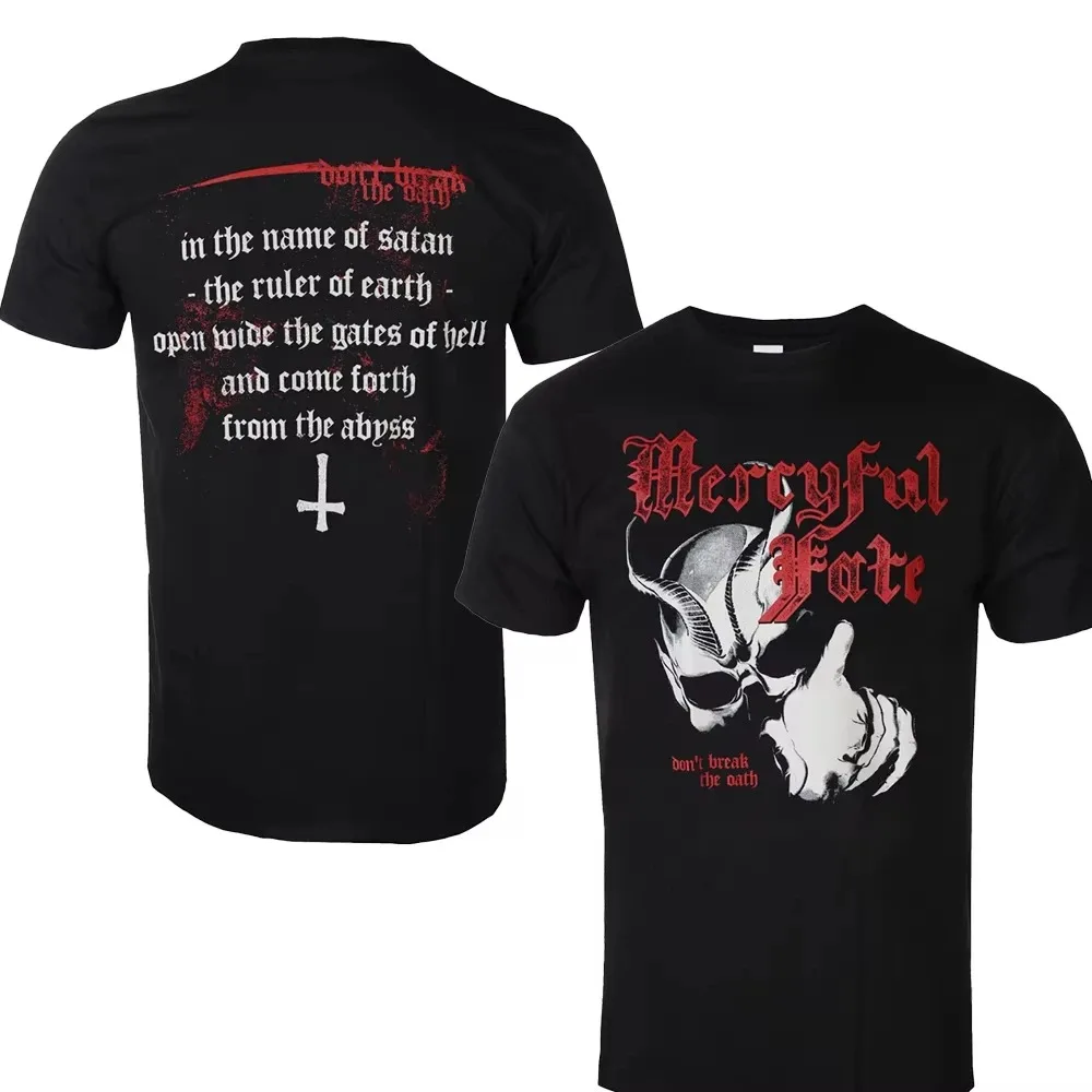 Mercyful Fate Graphic T-Shirt Casual Cotton Unisex Women Men Overszied Short Sleeve Fashion Casual Retro Street Y2k Hip Hop Tee