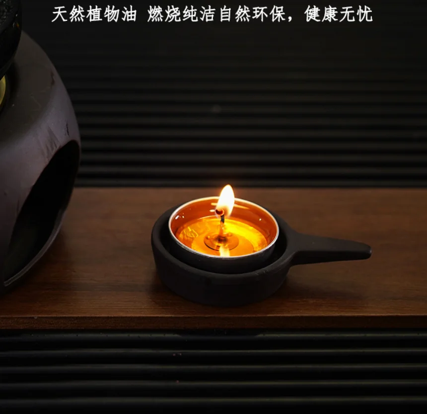 

39261 Hongyi Style Ghee Lamp 4 Hours 100 Pieces Aromatherapy Candle Lamp for Buddha, Long-Lasting Light, Ghee Offering Lamp,