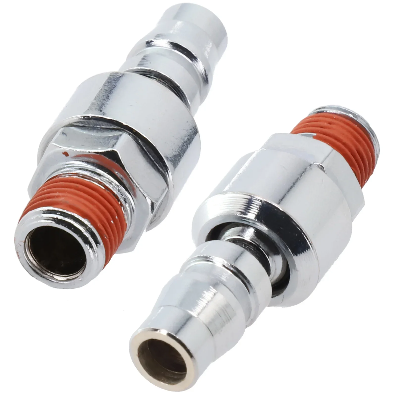 2PCS 1/4 inch male air quick connector 20PM with rotatable head for use with pressure washers air tools and garage air systems