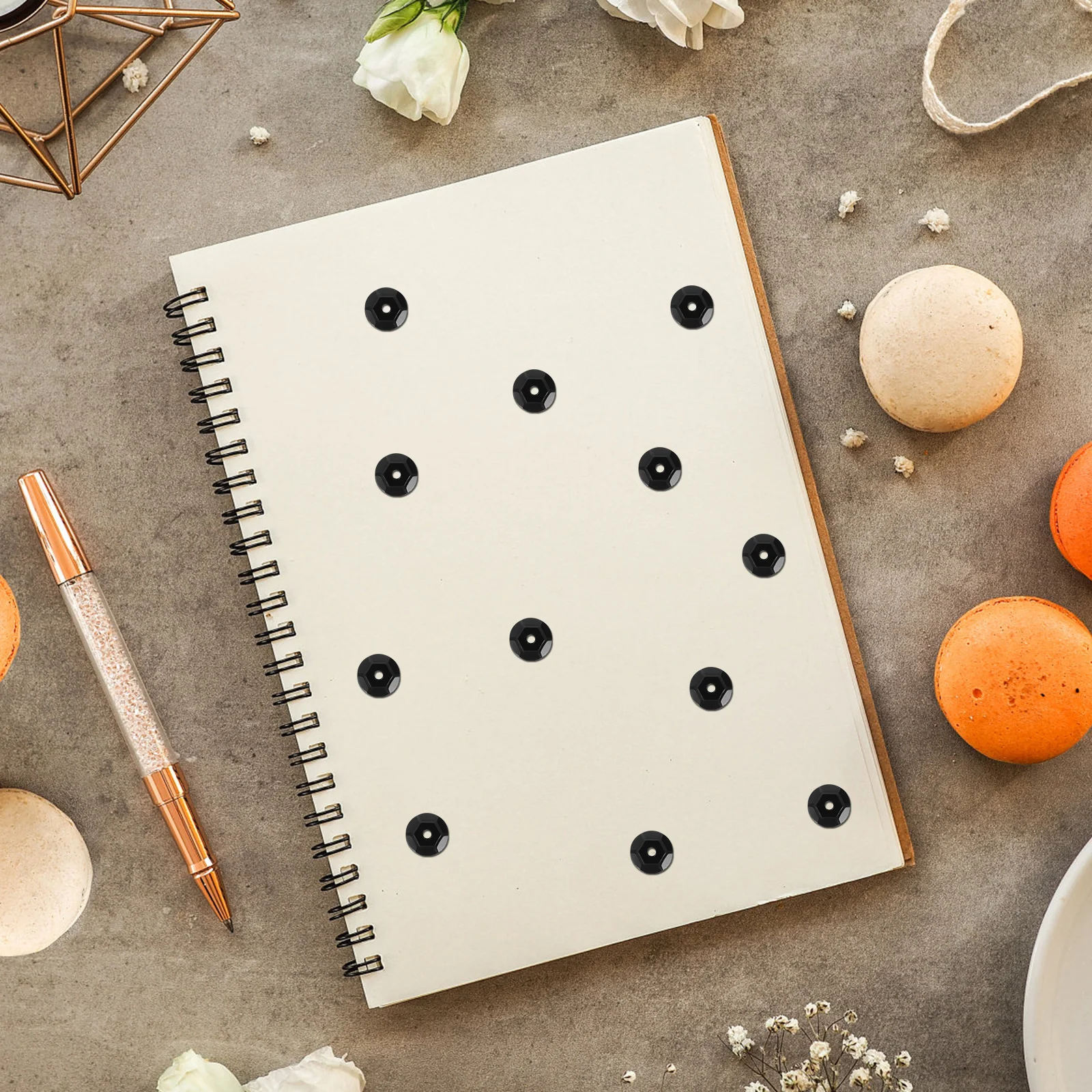 6 مللي متر بريق ملون الترتر لامعة سبانجلز Diy بها بنفسك الفن الحرفية مشاريع الأطفال اليدوية سكرابوكينغ المرقعة Decoupage