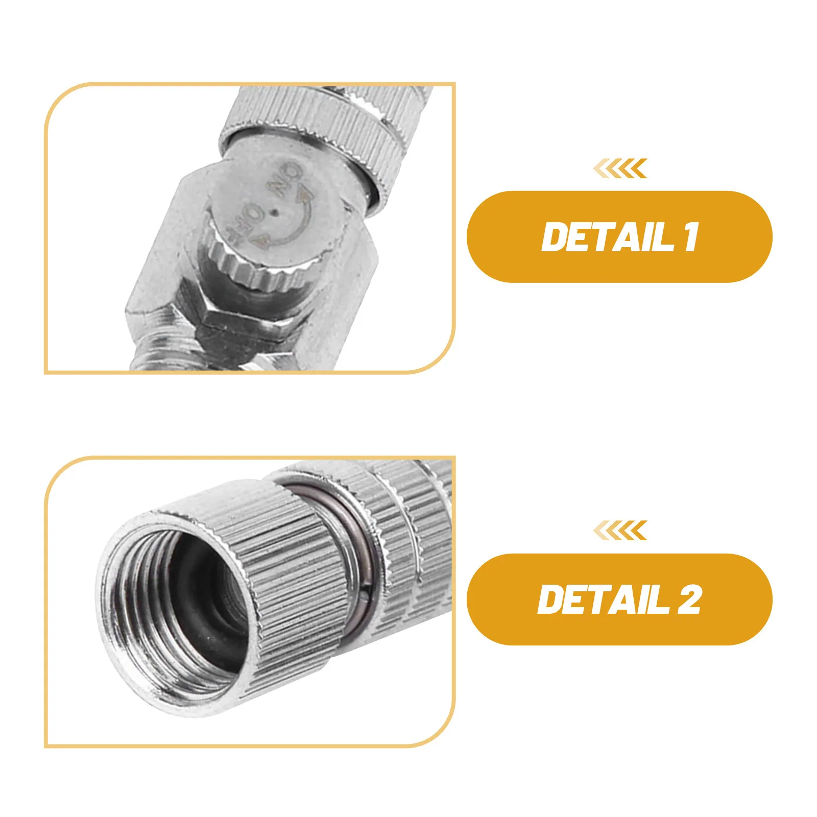 Airbrush Quick Connect Fittings Kit – Release Disconnect Adapters & Couplers for Spray Painting