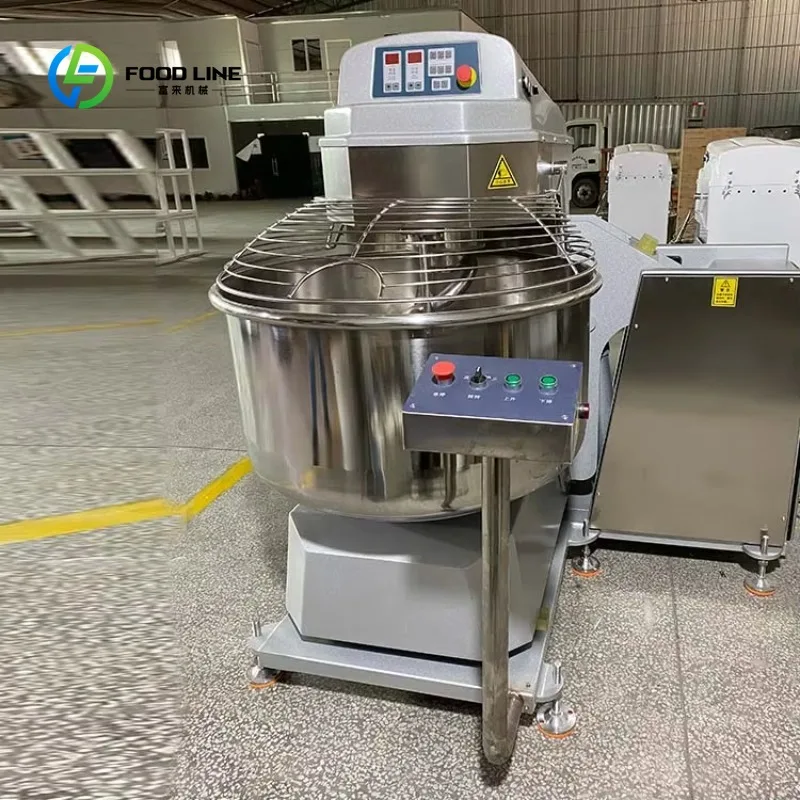 25kg/50kg/100kg Commercial Spiral Dough Mixer - Electric Flour Kneader for Bakery Bread Cake