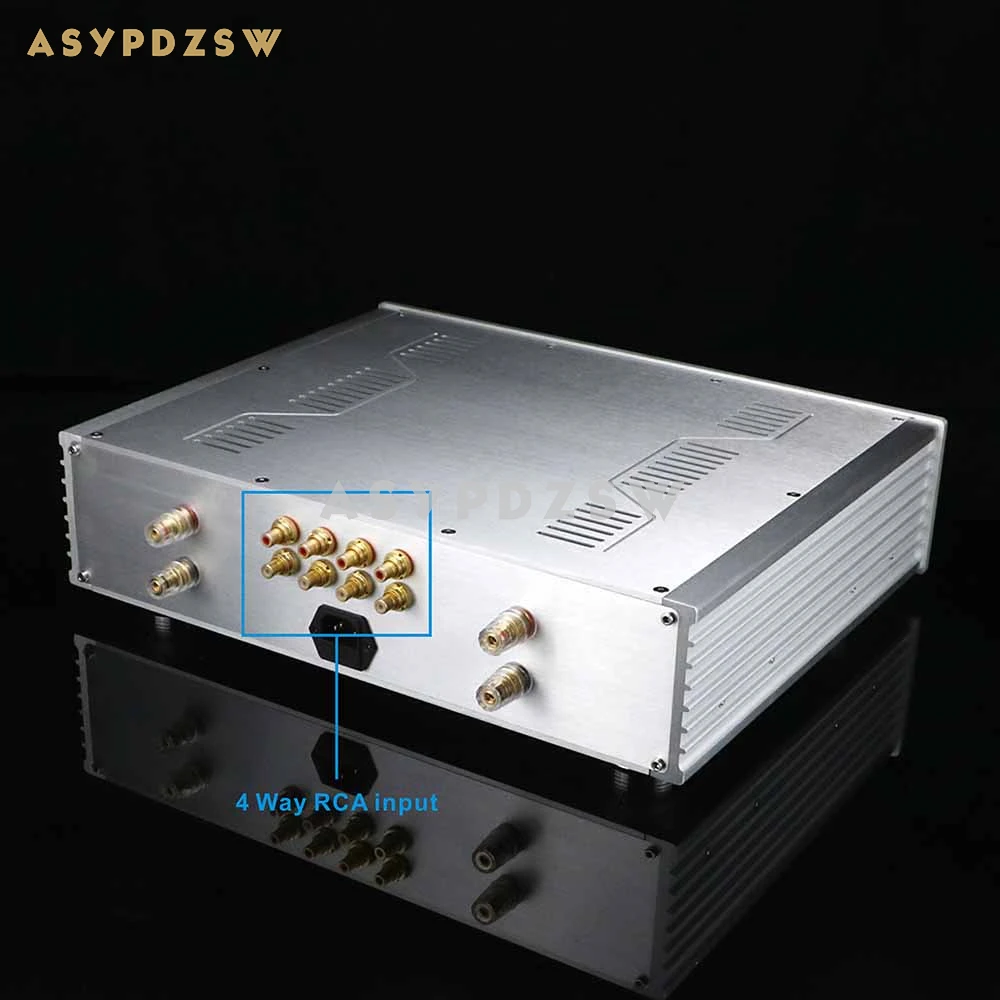 HIFI L50 Стерео полный мост комбинированный усилитель мощности с 4-сторонним входом/SPK защита 500 Вт 8 Ом