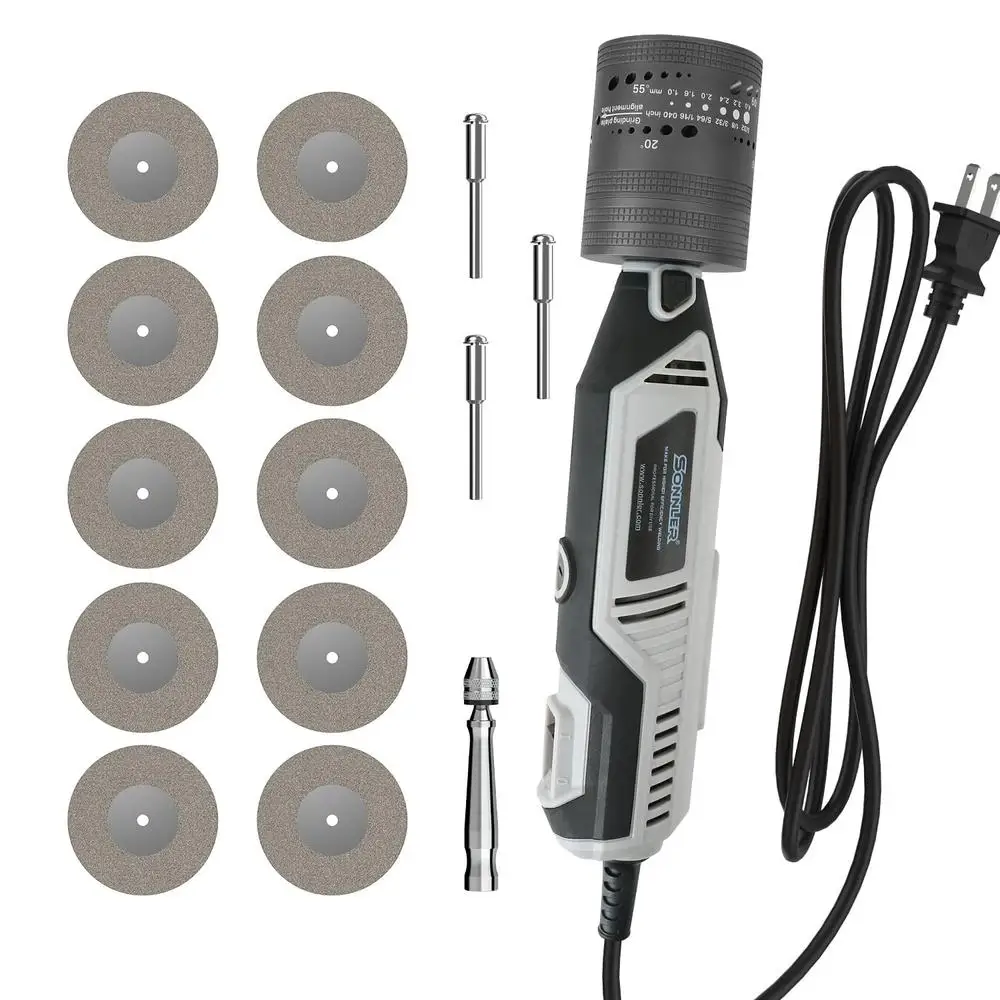 6 Size 8 Angles Tungsten Electrode Grinder Set Electric Rotary Tool Welding Accessories Kit