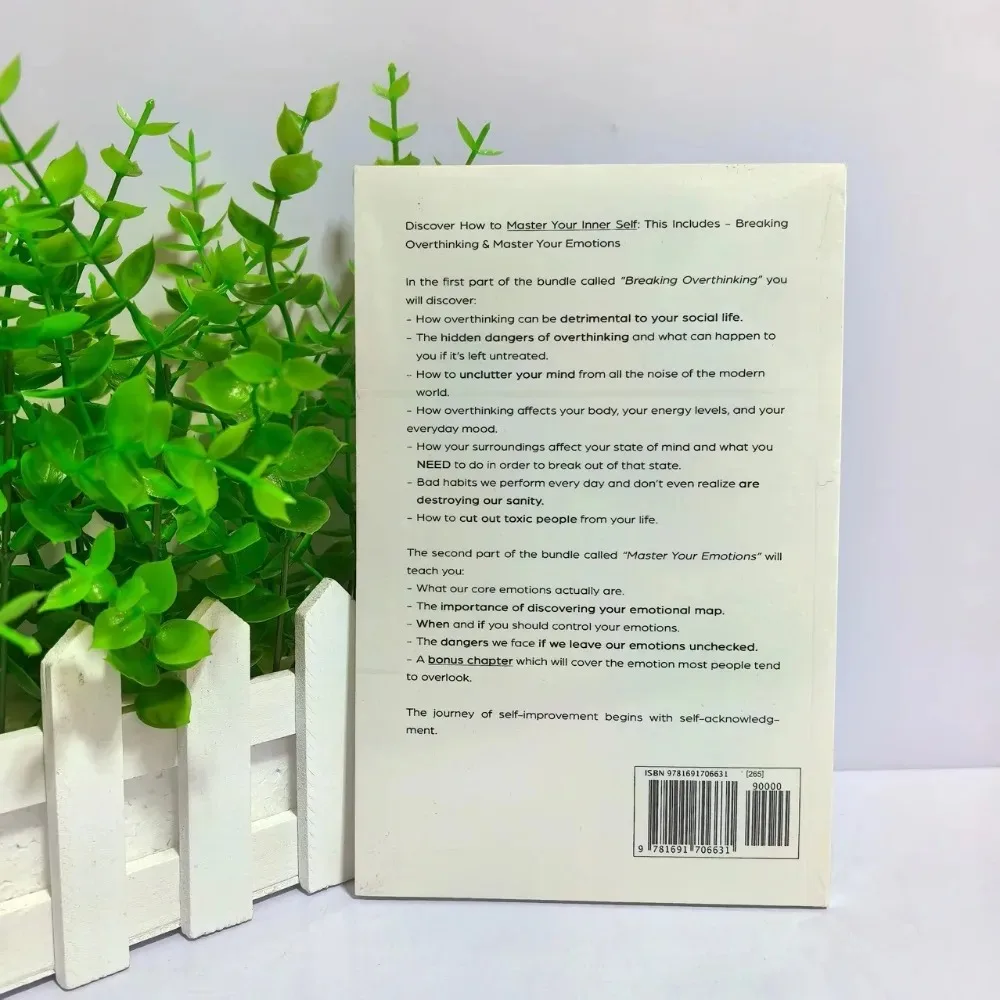 Control Your Mind Master Your Feelings Eric Robertson Adults English Paperback Overthinking & Emotions Guide Free Shipping