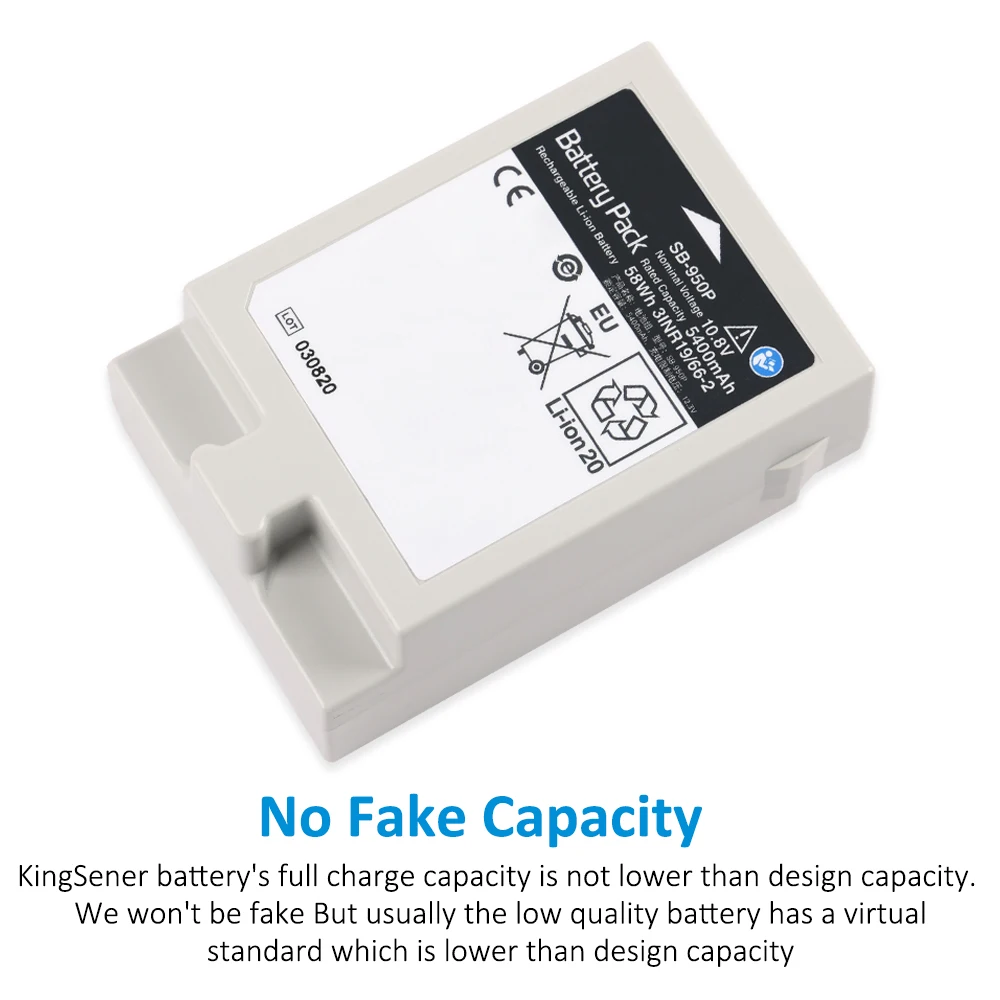 SB-950P Replacement Li-ion Battery for Nihon Kohden Life scope G5 CSM-1501 BSM-1700 WS-151P AA-174P BEDSIDE MONITOR 5400mAh