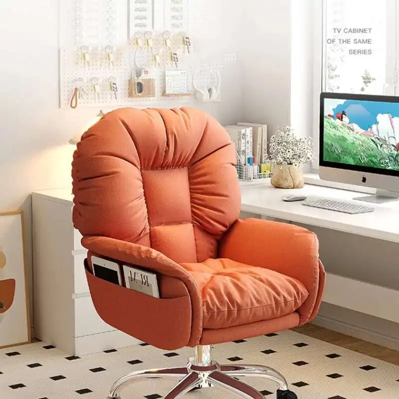 

Ergonomic Chaise Office Chair Gaming Recliner Lounge Computer Office Chair Mobile White Silla De Escritorio Office Furniture