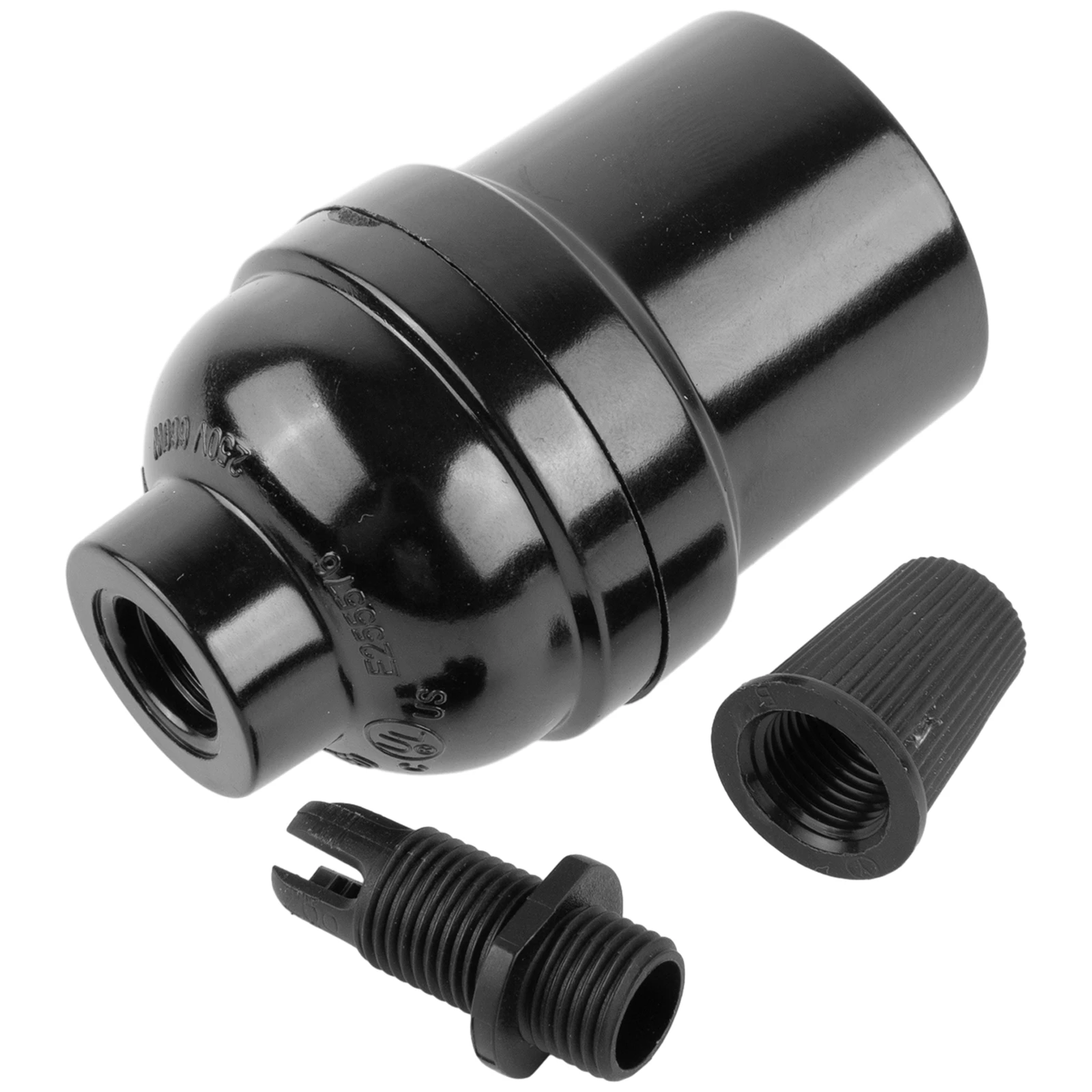 Portalámparas Vintage E27, Base de lámpara colgante Retro, accesorios de soporte 110-250V 10A, baquelita industrial para suministros de iluminación, 1 ud.