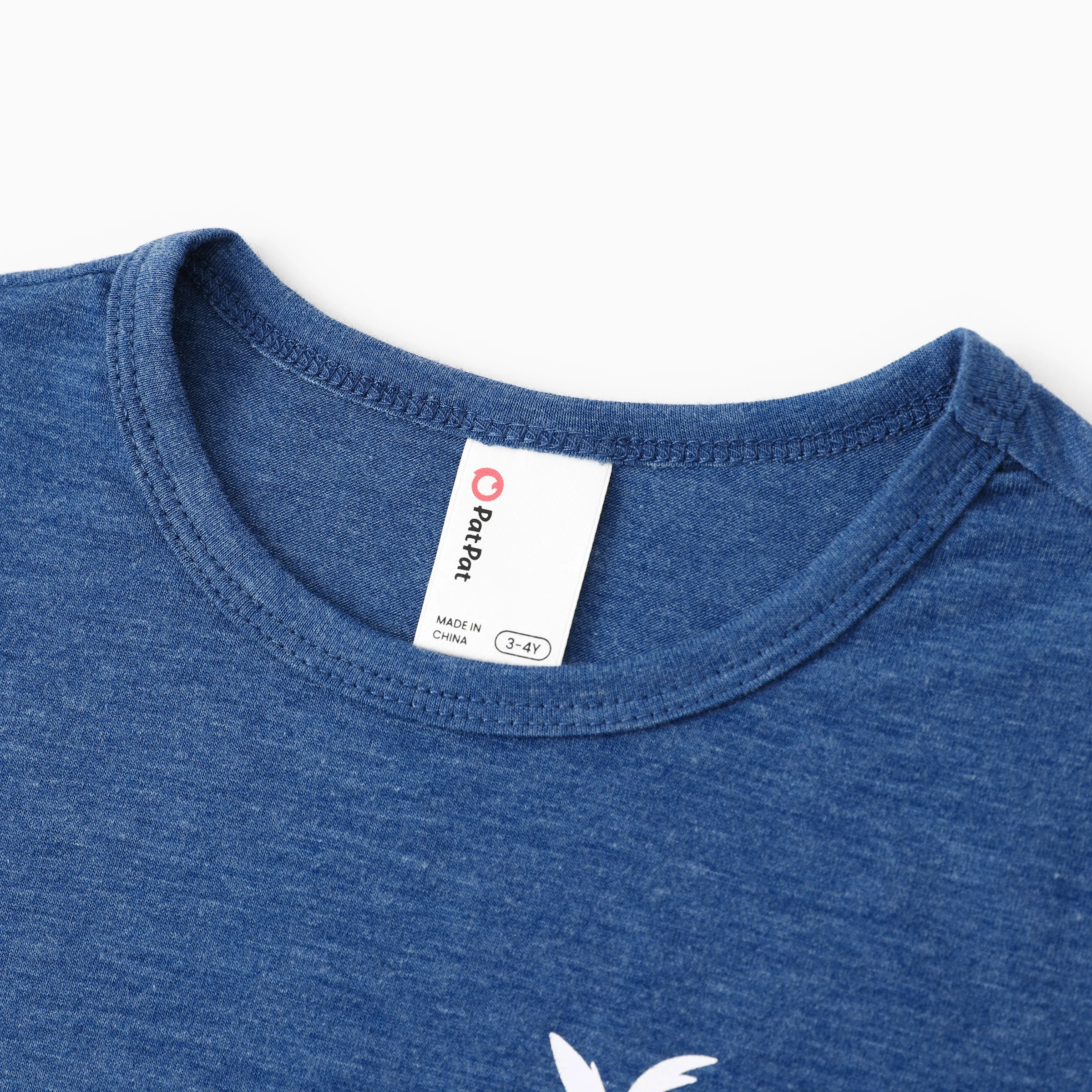 

Одинаковые однотонные футболки для мальчиков и мужские футболки PatPat Family