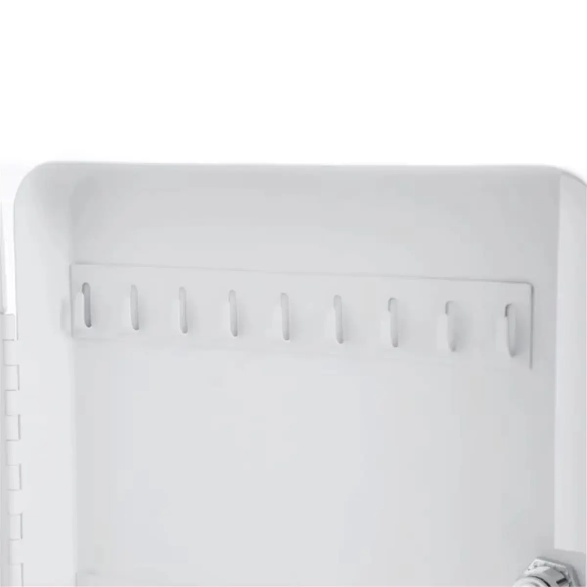 Home Tool Metal Construction Key Box Security Lock Wall Mount Key Cabinet Key Card Slot Holds 20 Keys Key Storage Box Organizer