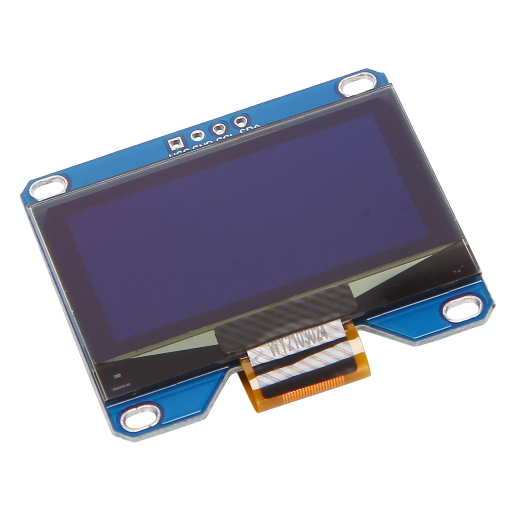 ABJG-1.54 Polegadas 4PIN Módulo de Tela Azul SSD1309 Drive Módulo de Exibição OLED Compatível para I2C