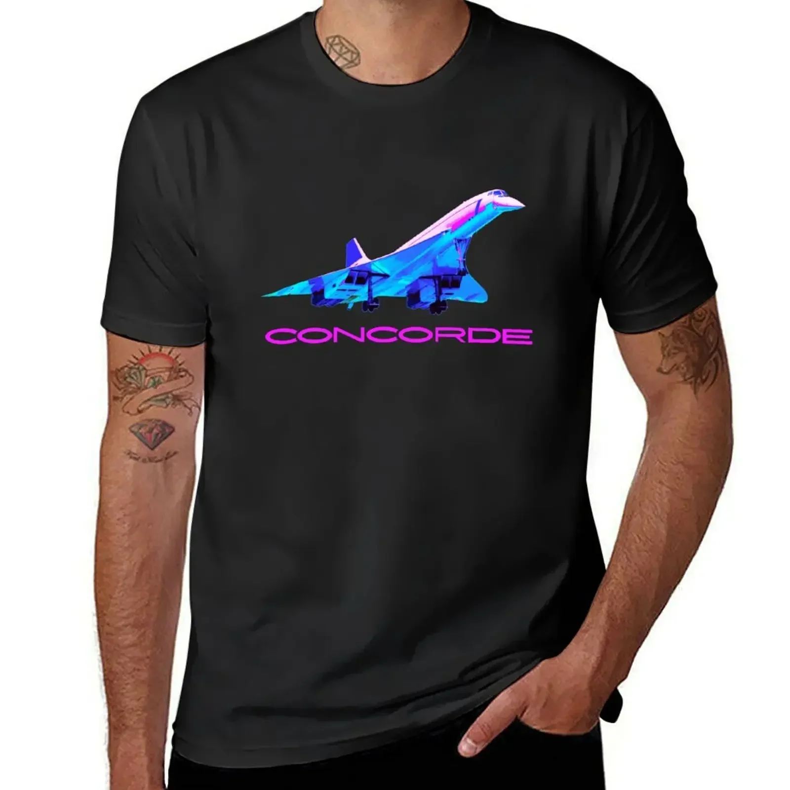 Concorde SST the Queen of the Skies T-Shirt heavyweights summer top oversizeds funnys mens graphic t-shirts anime