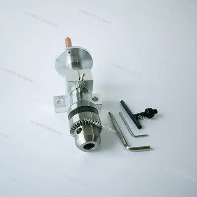 

DIY bead lathe tail seat woodworking lathe self-made rotatable retractable chuck bead seat