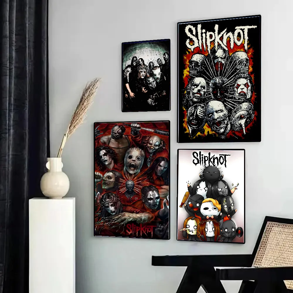 S-Slipknot-Hope Is Gone Poster Posters Kraft Paper Vintage Poster Wall Art Painting Study Aesthetic Art Small Size Wall Stickers