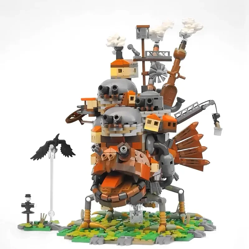 

MOC NEW Classical Mobile Castle Building Blocks Set For Howled-Movinged Animated House Bricks Educational Toys Holiday Kid Gifts