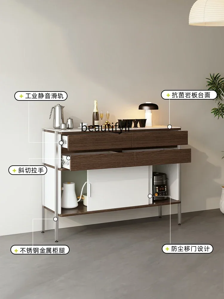 

zxqxzmedieval style dining side, low cabinet retro tea, combination module, storage and storage, bucket cabinet water bar