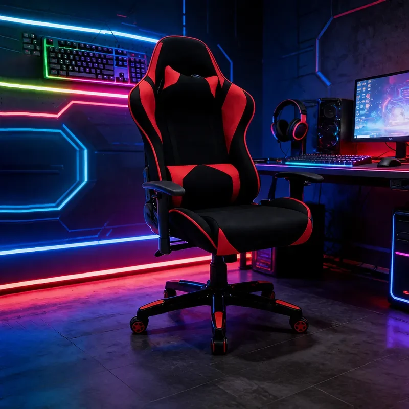 Ergonomic Gaming Chair High Back Computer Seat with Lumbar Support Adjustable Swivel Lift Office Desk Chair for Home Use