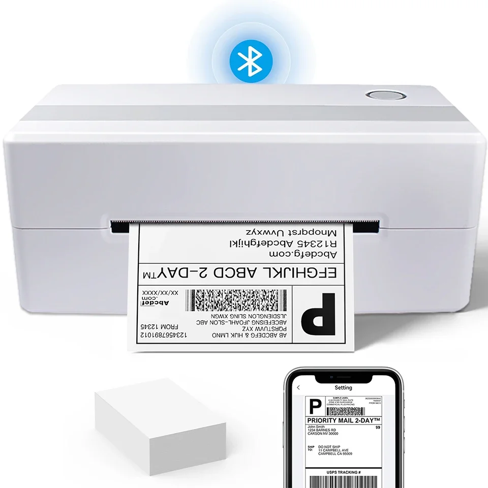 

New 4Inch Commercial Direct Thermal Printer High Speed Barcode Label Maker Machine TDL406