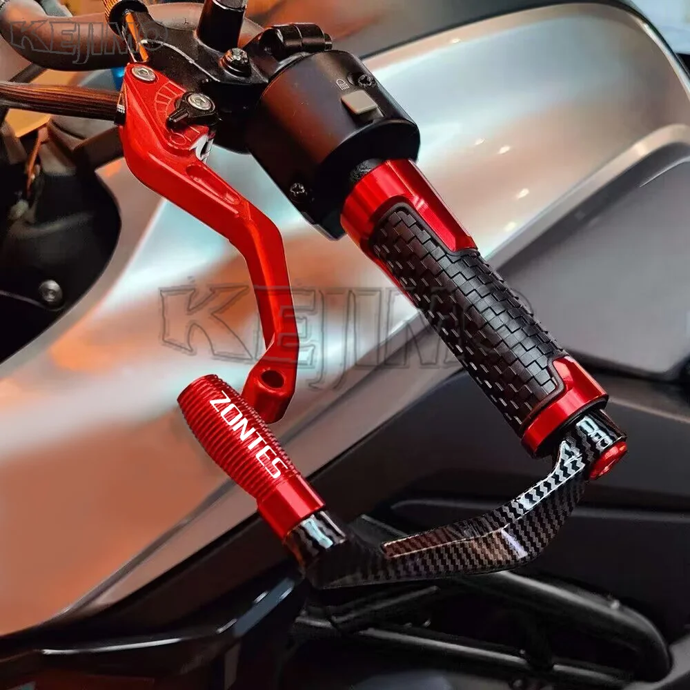 

Motorcycle Accessories for ZONTES 703RR 703R RR Handlebar Grips Guard Brake Clutch Levers Guard Protector Aluminum and Rubber