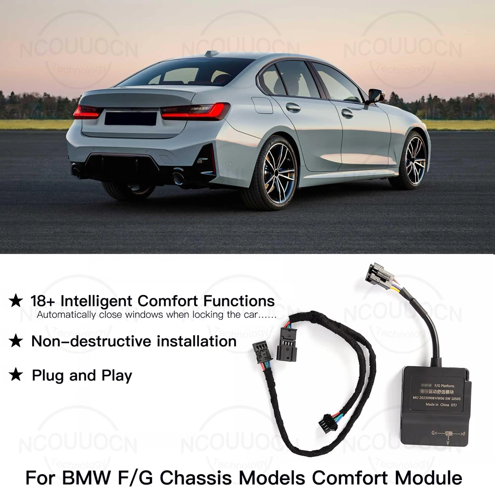 لسيارات BMW F/G الهيكل 3/5 سلسلة X3X4X5X6X7 سيارة رياضية مريحة وحدة تحكم ذكية قفل النافذة التلقائي الصوت
