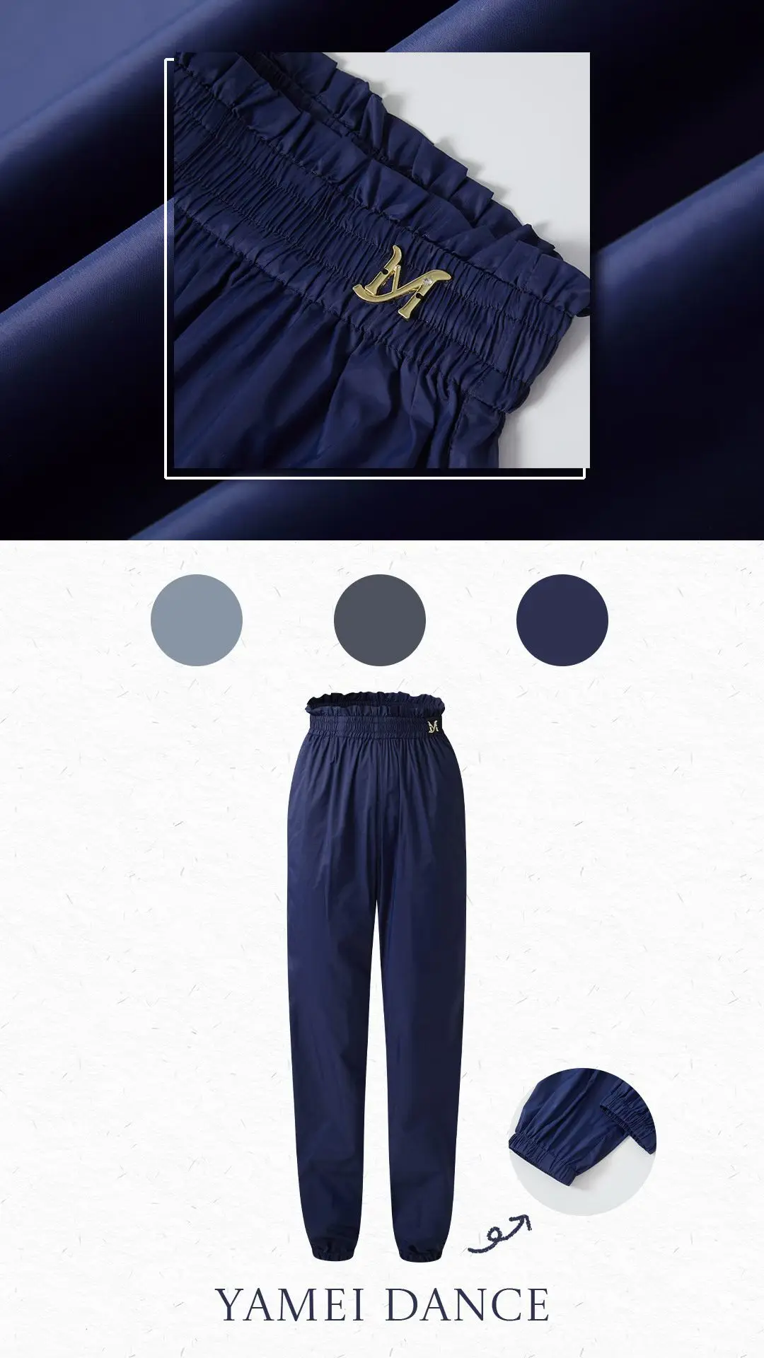 6 Colors Latin Dance Pants For Women High Waisted Flower Bud Sports Pants Samba Chacha Tango Dress Adult Modern Pants DQS24026