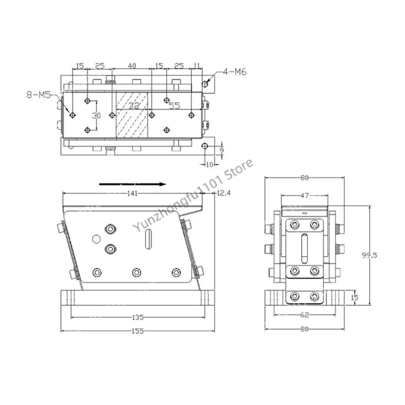 500X55Mm Feed Chann…