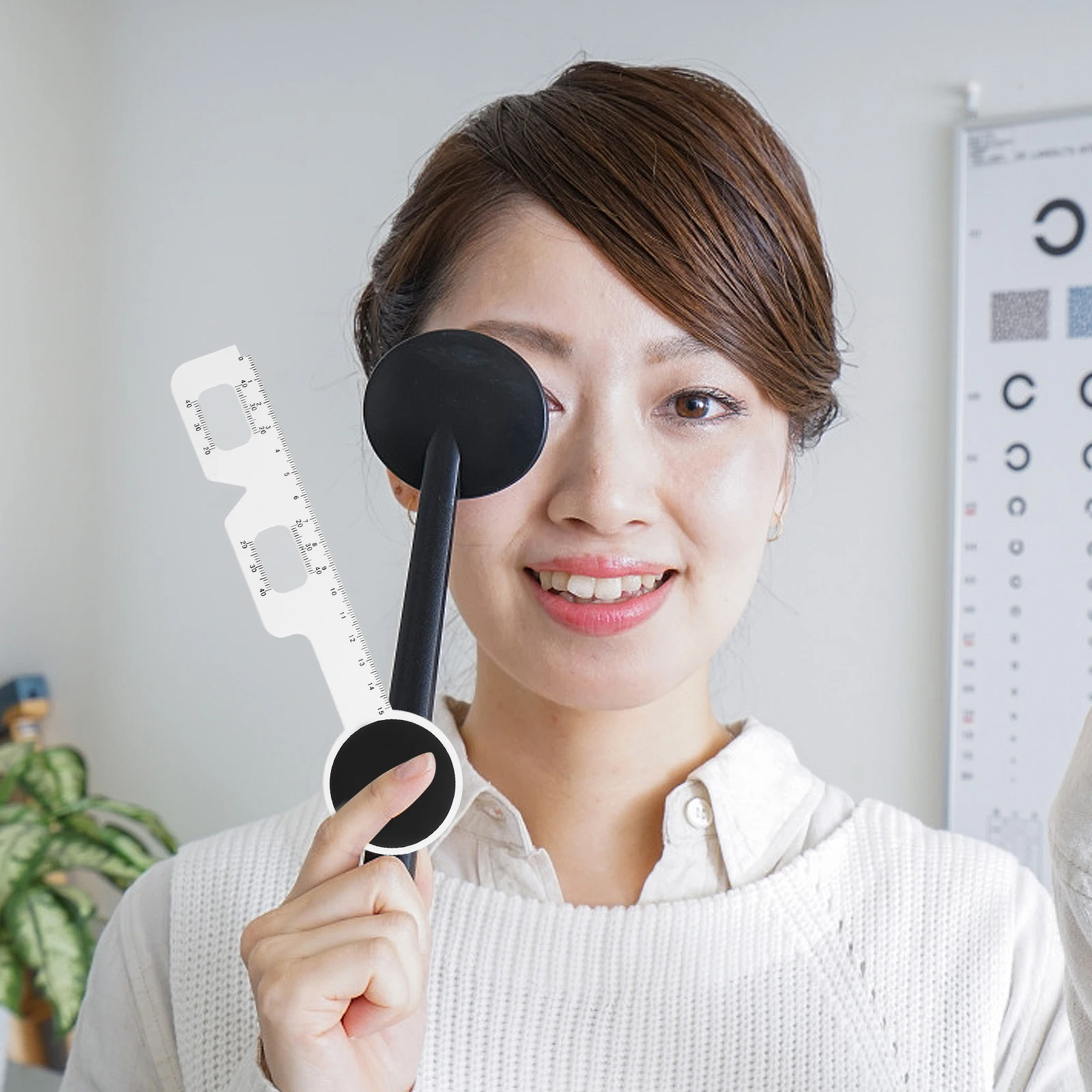

4 Pcs Number Pupil Distance Ruler Student Optical Plastic Pd for Eyeglasses Measurement Tool Eyes