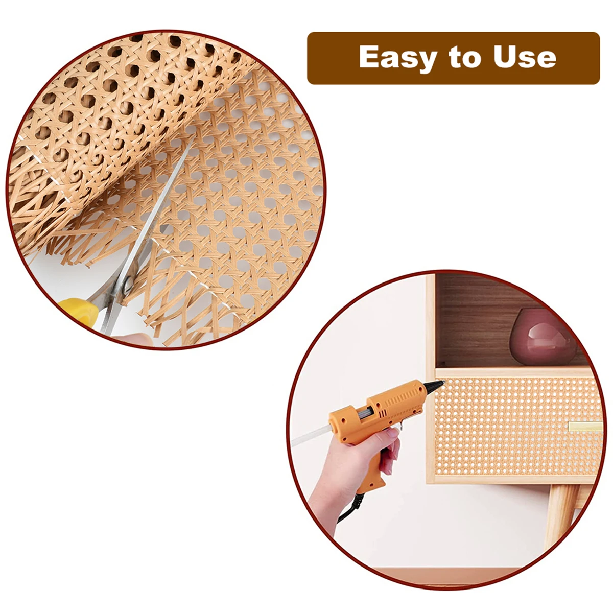 40x100 cm plástico tecido rattan rolos diy artesanal móveis restauração cadeiras encostos almofadas armários portas material de tela