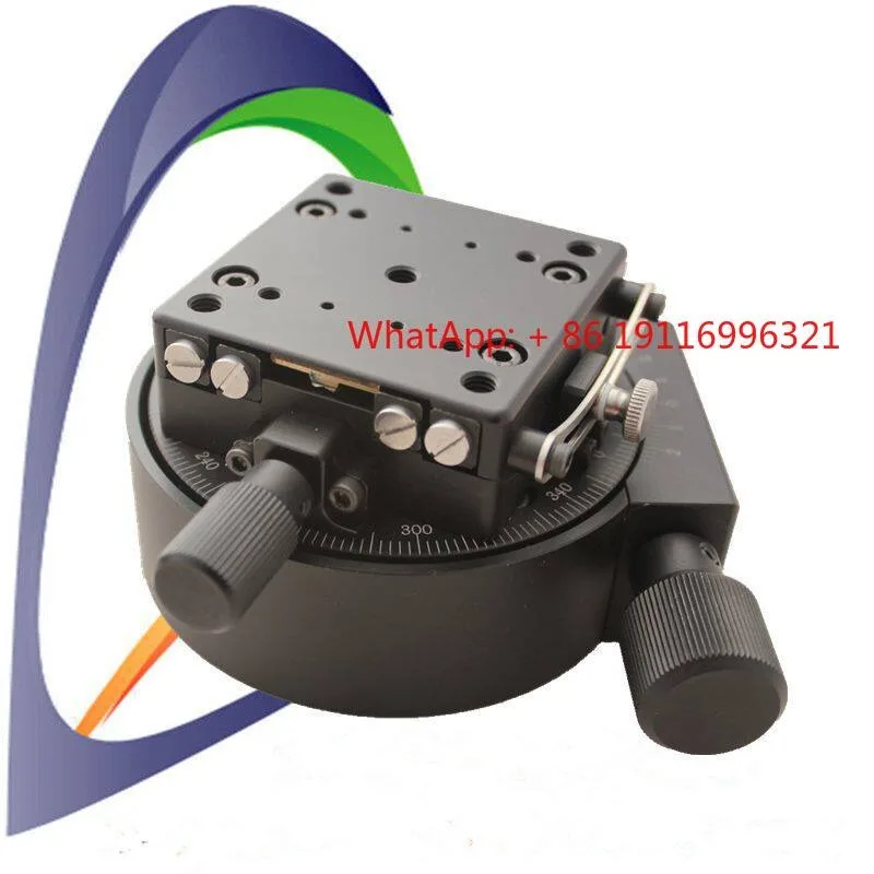 

Прецизионный двухкоординатный поворотный стол NT201RGM, ручной поворотный стол, оптический поворотный стол, стол для регулировки углового положения.