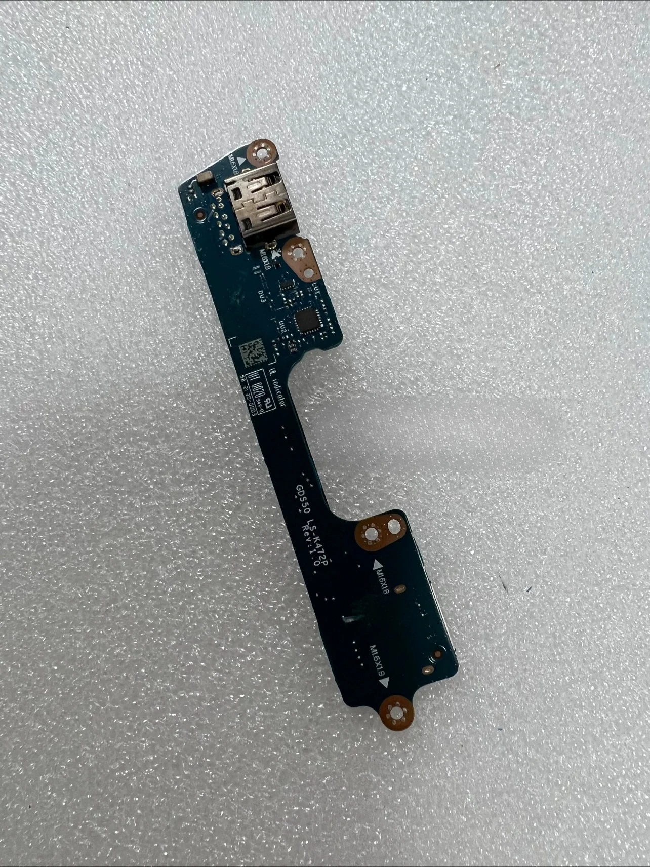 For Dell GDS50 New Original Alienware X15 R1 R2 USB Small Board LS-K472P for Notebook Repair