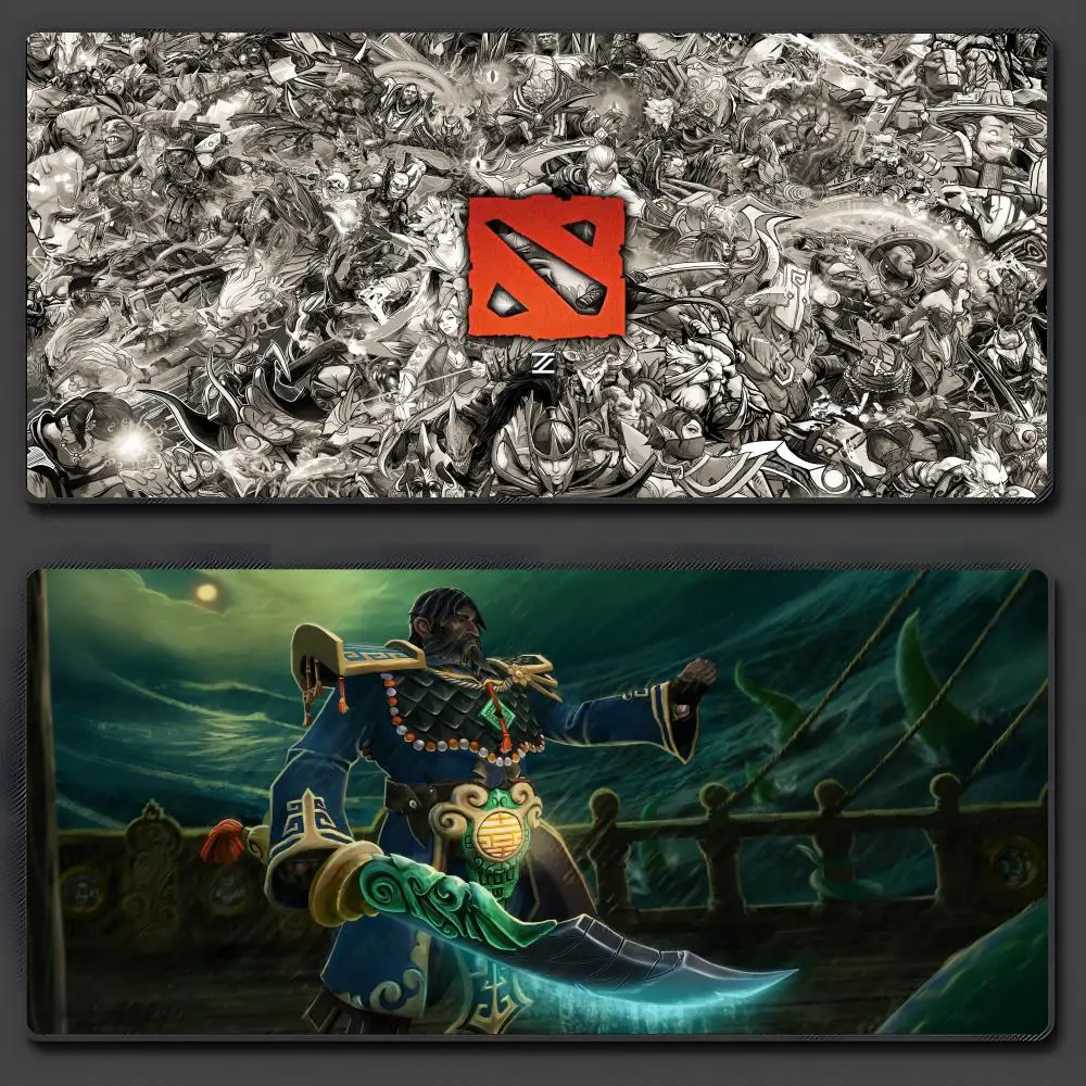 

Popular Game D-Dota 2 Mouse Pad Large Anti-Slip Rubber Gaming MousePad Durable Desk Pad Thick Seam Edge Suitable For Office And