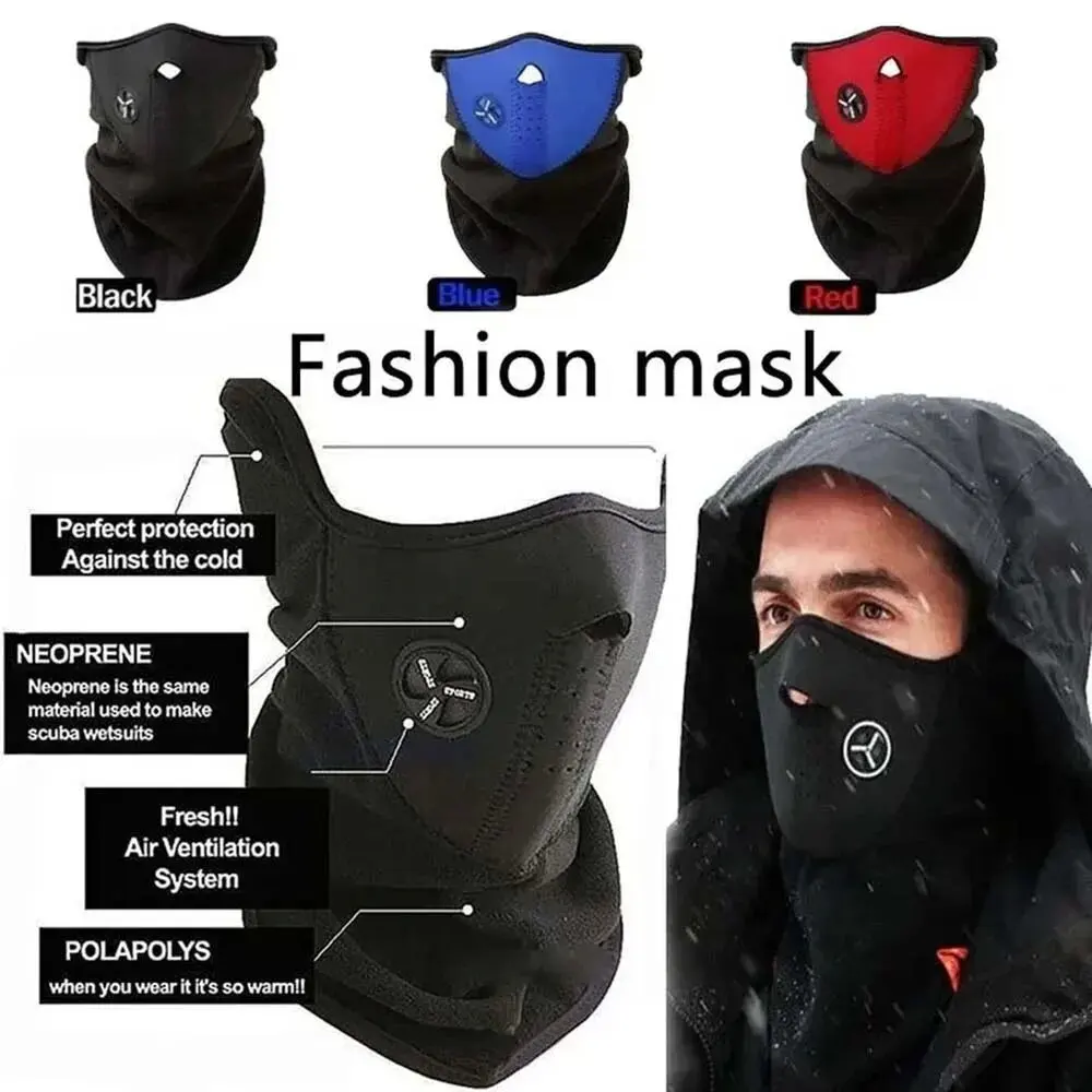 Bicycle Face Mask Headwear Full Mask for Men Women Bike Scarf Mask Neck Wrap Cover Motorcycle Windproof Outdoor Sports Masks