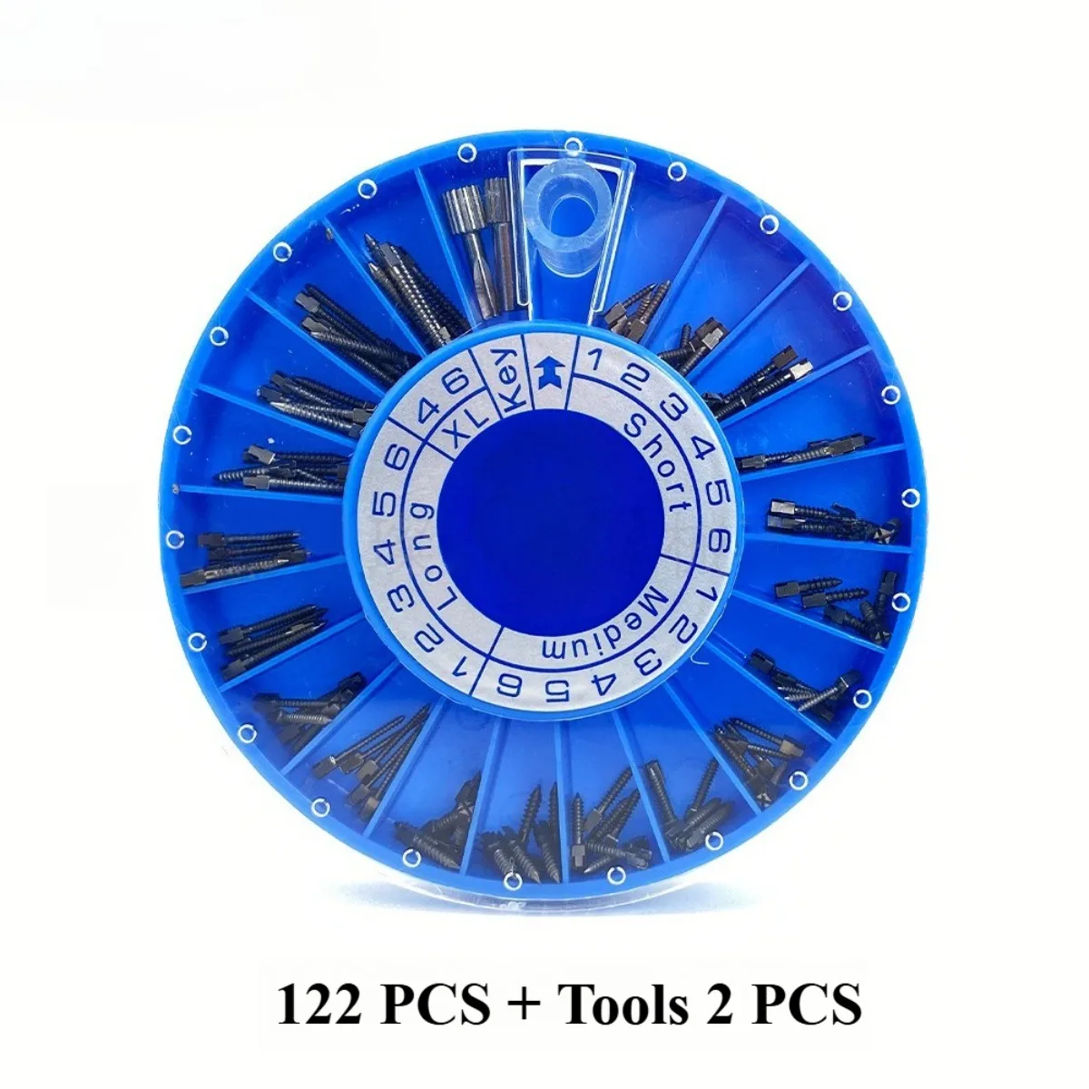 

122 PCS Dental Materials Gold Plated Nails Pure Titanium Nails Stainless Steel Nails Dental Screws