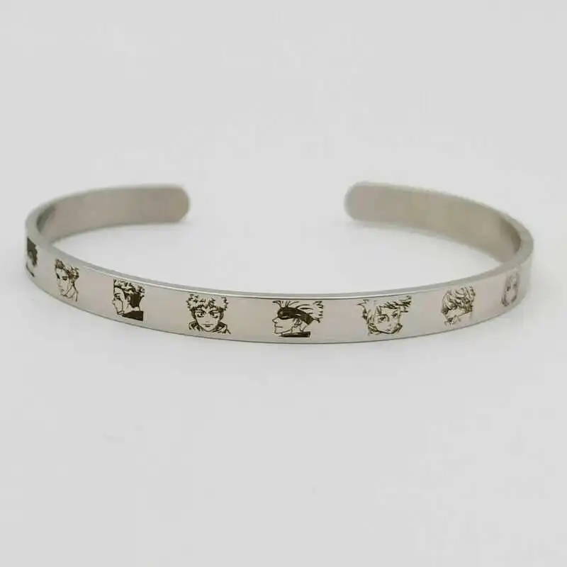 

Anime Jujutsu Kaisen Itadori Yuji Fushiguro Megumi Satoru Gojo Cosplay Titanium Steel Bangle Delicacy High Appearance Level