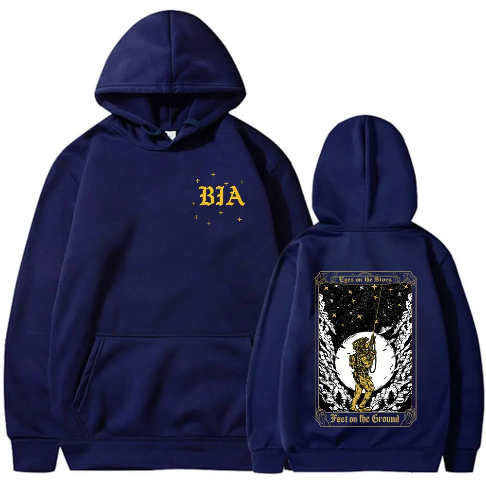 Eyes on Stars Brothers in Arms Print Hoodies Men Women Oversized Long Sleeve Pullover Sweatshirt Fashion Streetwear Hooded Tops
