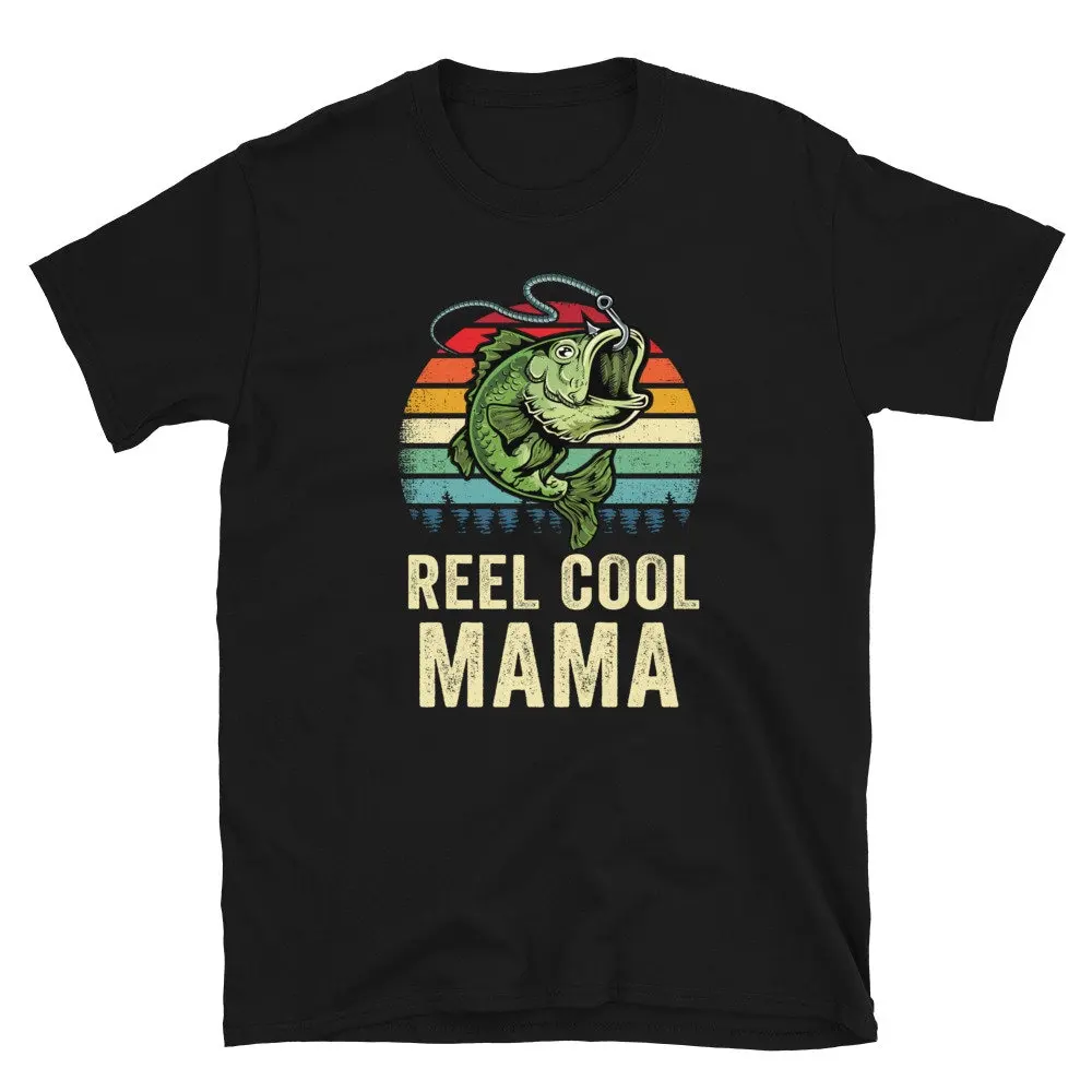 Mama Fishing T Shirt Mom Bass Fish Womens Fisherwoman